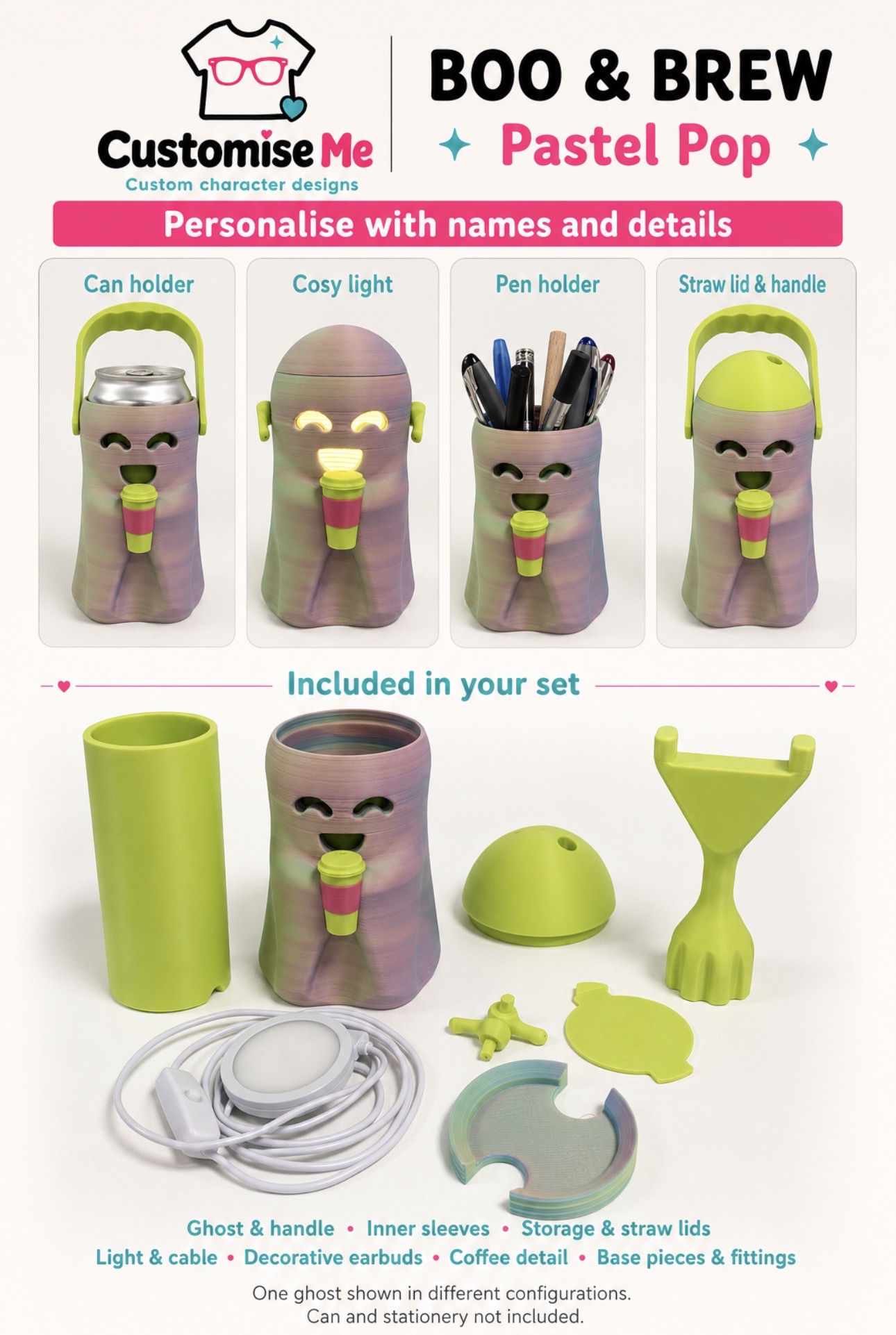 Boo & Brew Pastel Pop Set